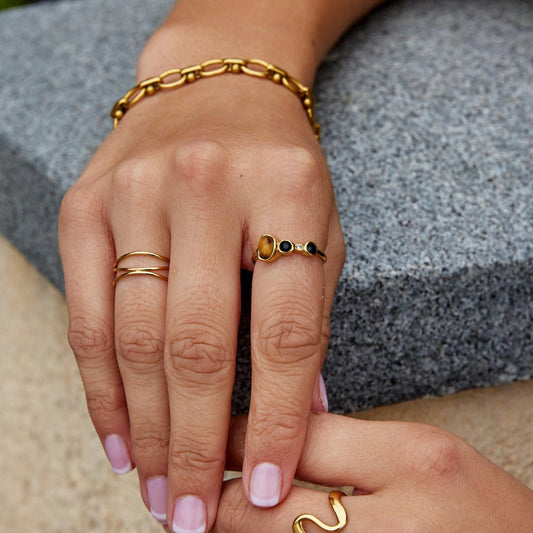 Anello Cristallo Vintage Aurora