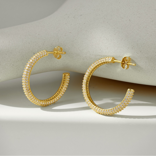 Pendientes Aura en Plateado y Dorado