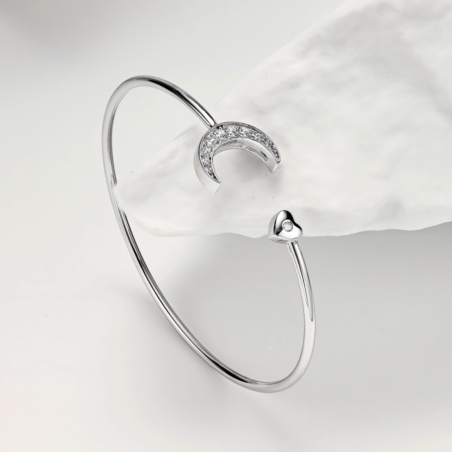 Pulsera Luna Plateada