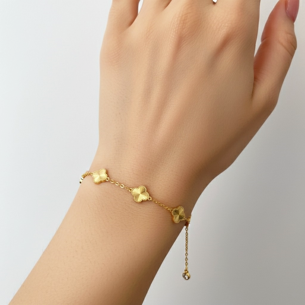 Pulsera Hoja de Oro