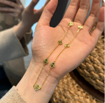 Collar Charms en Dorado y Plateado