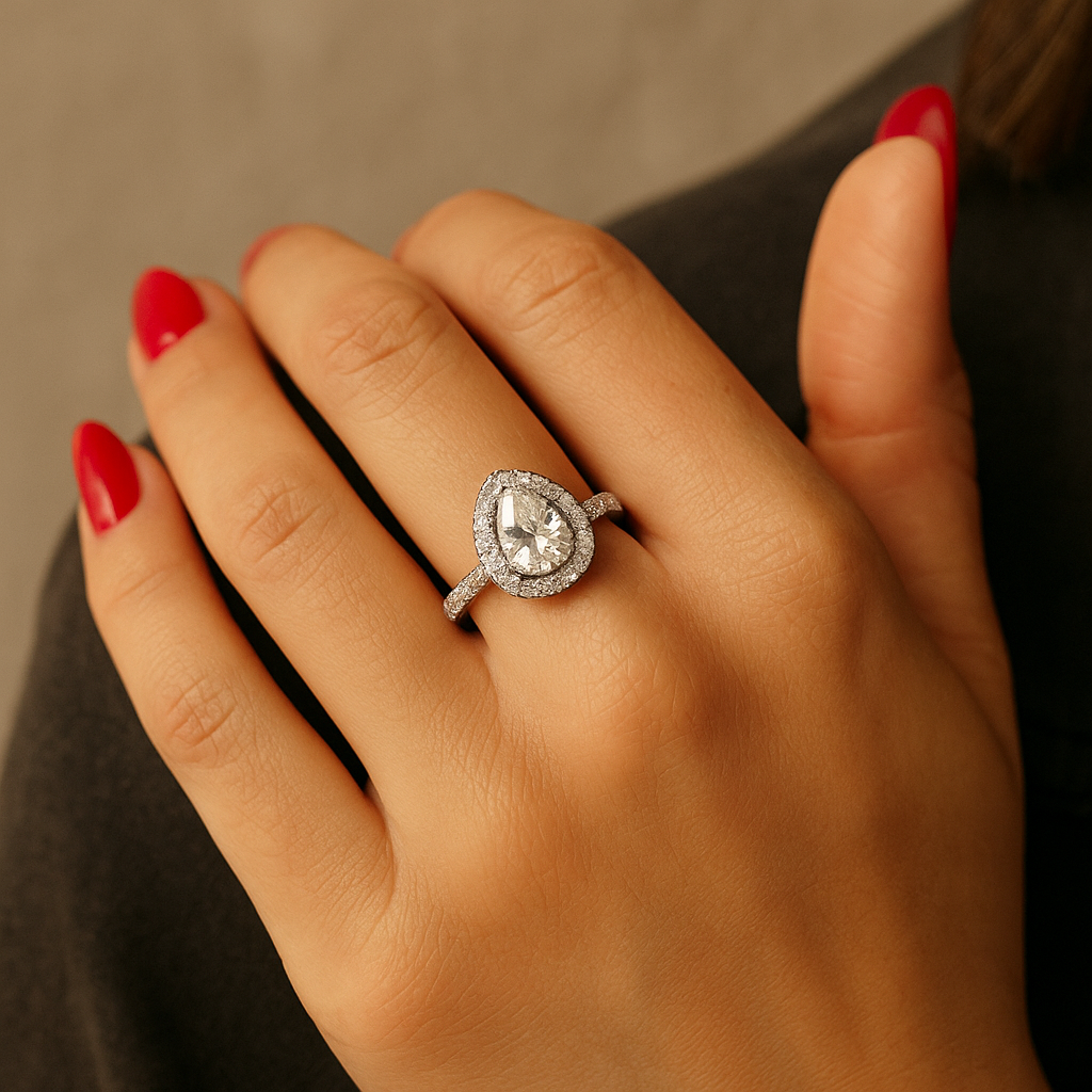 Anillo Gota de Plata