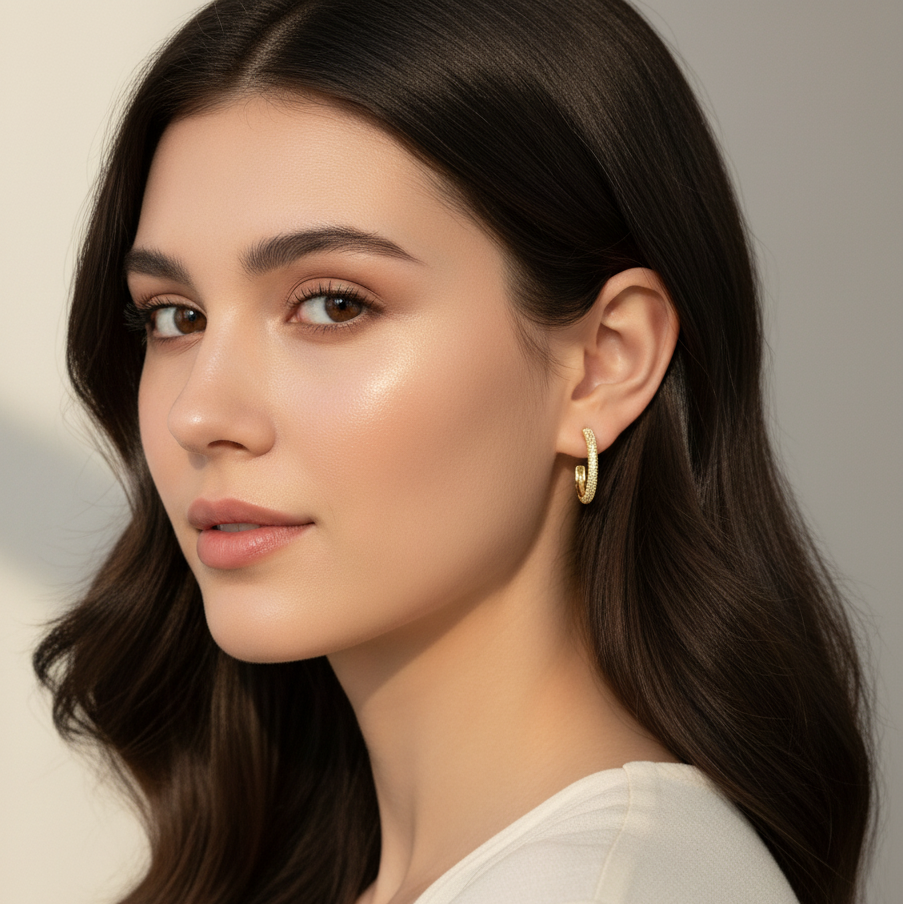 Pendientes Aura en Plateado y Dorado