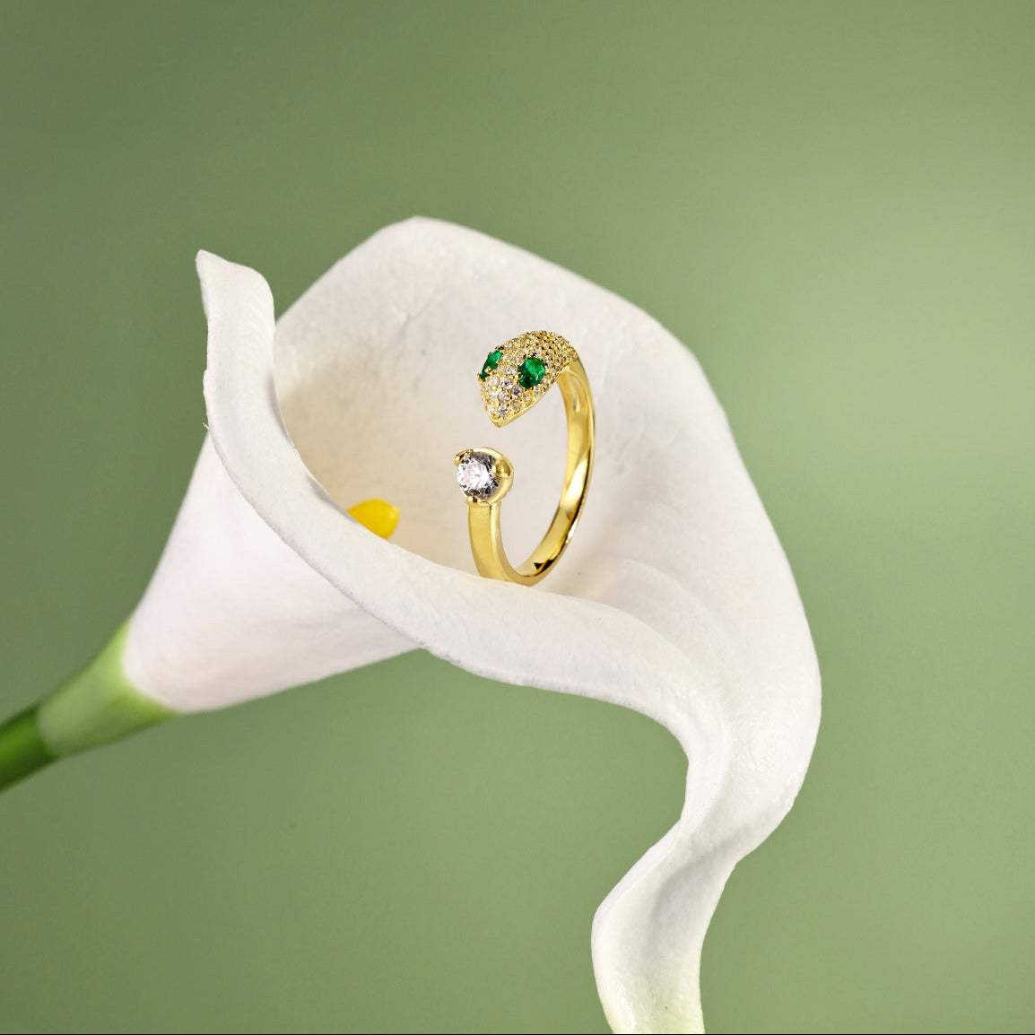Anillo Serpiente de Brillos