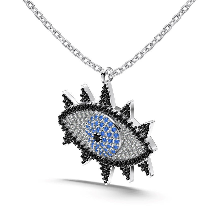 Collar Ojo Protector con Brillos