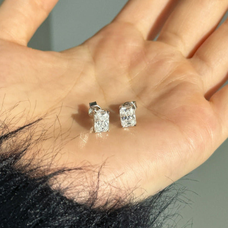 Pendiente Cristal - Plata 925