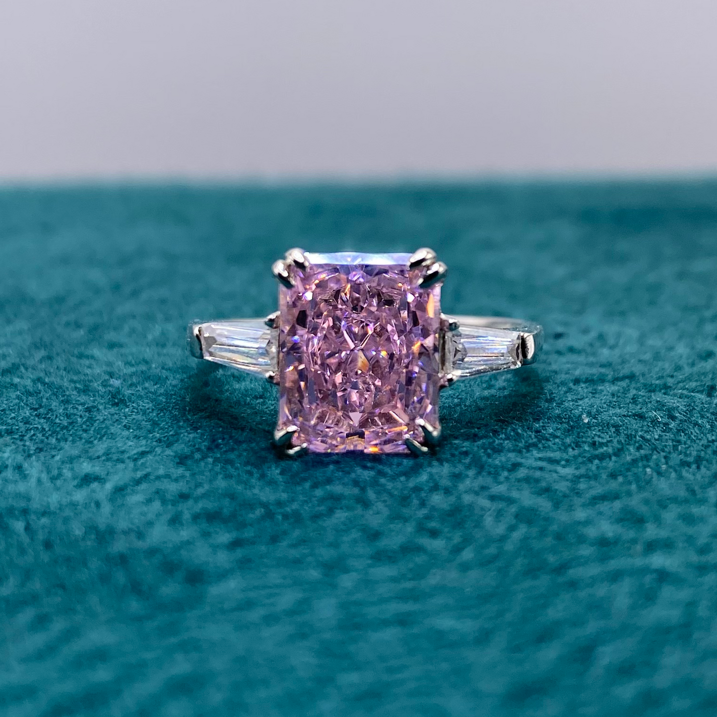 Anillo Solitario Brillante - Plata 925